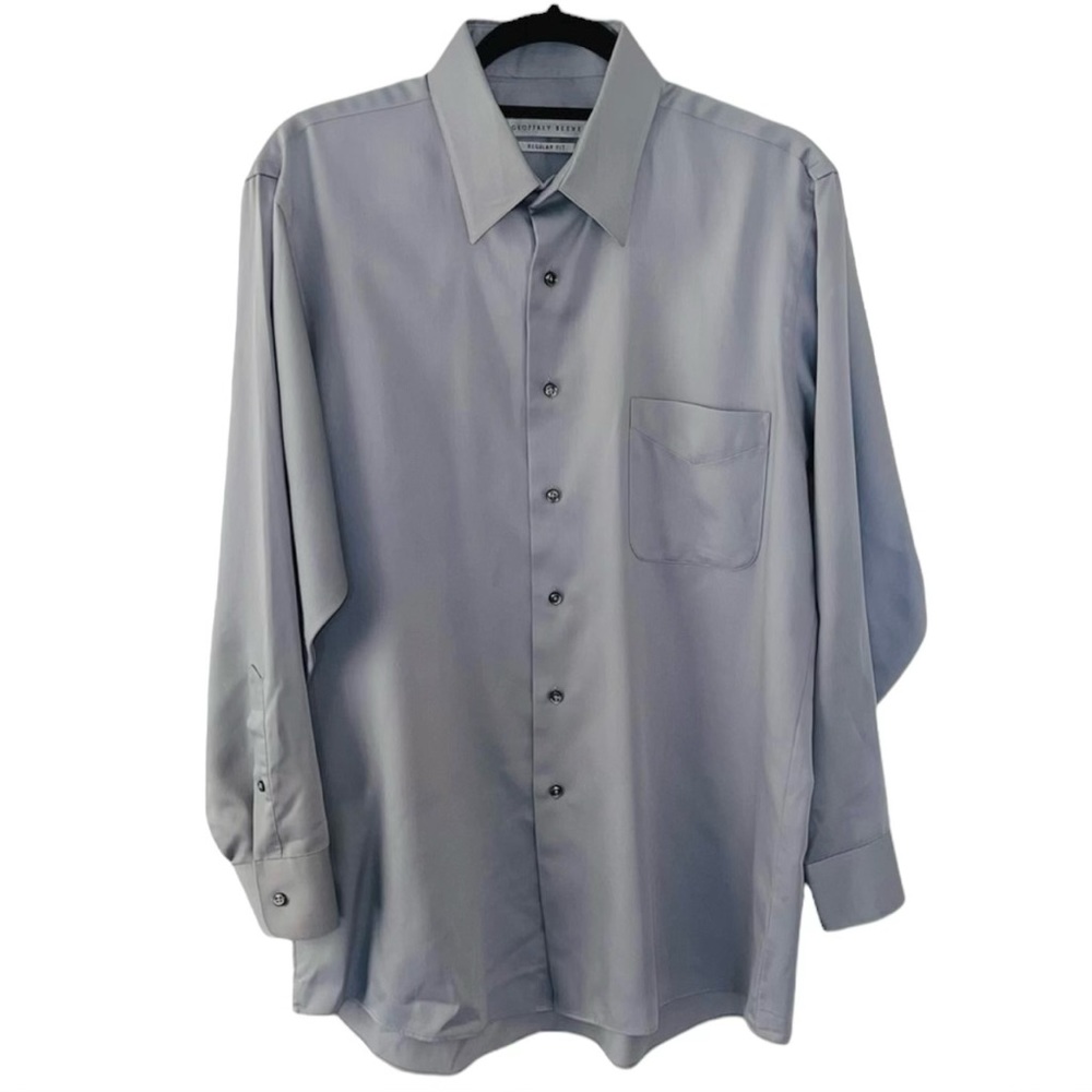 🌴 Geoffrey Beene Grey‎ Long Sleeve Button Down Shirt